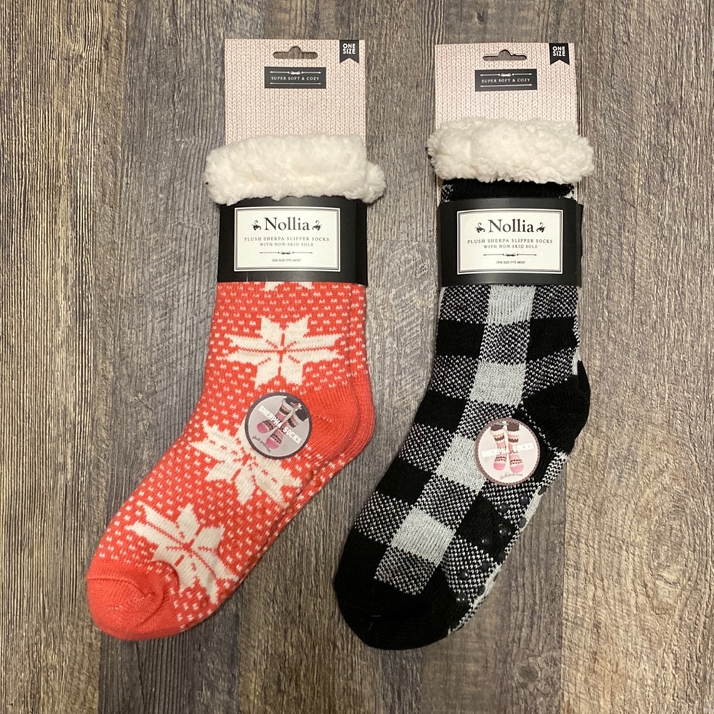 NWT Nollia Sherpa Socks